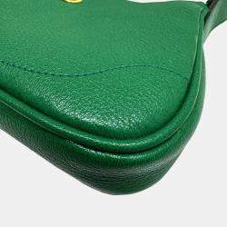 Gucci Green Soft Leather Shoulder Bag