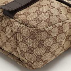 Gucci Beige/Ebony GG Canvas Messenger Bag