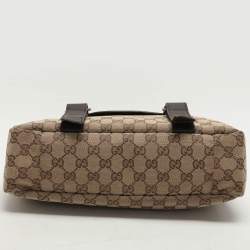 Gucci Beige/Ebony GG Canvas Messenger Bag