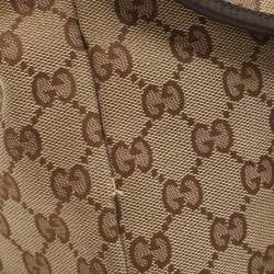 Gucci Beige/Ebony GG Canvas Messenger Bag