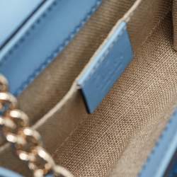 مملوكة مسبقًا حقيبة كروس غوتشي إيميلي جلد ميكروغوتشيسيما أسود بسلسلة صغيرة