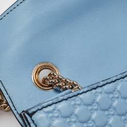 مملوكة مسبقًا حقيبة كروس غوتشي إيميلي جلد ميكروغوتشيسيما أسود بسلسلة صغيرة