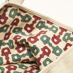 Pre Owned Gucci Cream Guccissima Leather Pelham Tote
