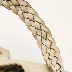 Pre Owned Gucci Cream Guccissima Leather Pelham Tote