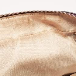 Pre Owned حقيبة كتف غوتشي سوهو جلد عنابي ميتاليك كبيرة بسلسلة