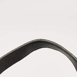 Pre Owned حقيبة يد غوتشي ابي حلقة حرف دي جلد و كانفاس جي جي أسود