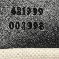 Pre Owned Gucci Tri Color Leather Large Dionysus Bamboo Top Handle Bag