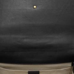 Pre Owned Gucci Tri Color Leather Large Dionysus Bamboo Top Handle Bag