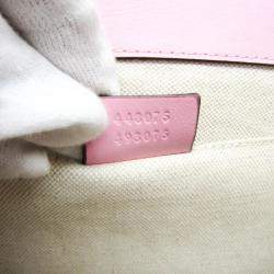 Pre Owned Gucci Navy Pink Red Bamboo Dionysus Leather Handbag