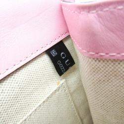 Pre Owned Gucci Navy Pink Red Bamboo Dionysus Leather Handbag