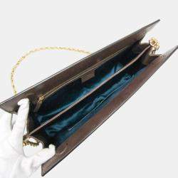 مملوكة مسبقًا Gucci Ophidia Medium GG Brown PVC Leather Shoulder Bag