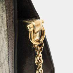 مملوكة مسبقًا Gucci Ophidia Medium GG Brown PVC Leather Shoulder Bag