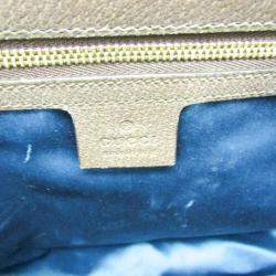 مملوكة مسبقًا Gucci Ophidia Medium GG Brown PVC Leather Shoulder Bag