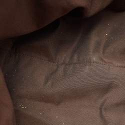 Pre Owned حقيبة يد توتس غوتشي جوي شوبر جلد و كانفاس جي جي إمبرايم زرقاء متوسطة