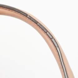 Pre Owned حقيبة يد توتس غوتشي جوي شوبر جلد و كانفاس جي جي إمبرايم زرقاء متوسطة