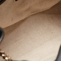 مملوكة مسبقًا حقيبة يد توتس غوتشي سوهو جلد مُحبب ذهبي فاتح بسلسلة متوسطة 