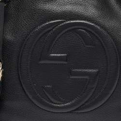 مملوكة مسبقًا حقيبة يد توتس غوتشي سوهو جلد مُحبب ذهبي فاتح بسلسلة متوسطة 