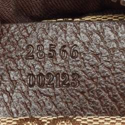 Gucci Beige/Brown GG Canvas and Leather Double Pocket Belt Bag