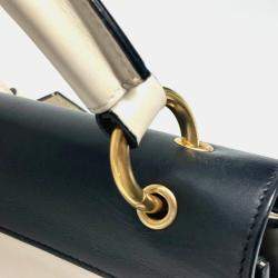 Gucci Black x White Bijoux Faux Pearl Shoulder Bag