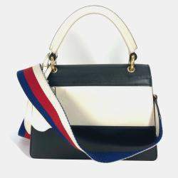 Gucci Black x White Bijoux Faux Pearl Shoulder Bag