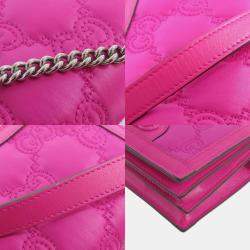 Gucci nylon material GG long shoulder bag