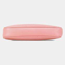 Gucci Pink Leather GG Marmont Aphrodite Shoulder Bag