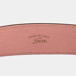 Gucci Pink Leather GG Marmont Aphrodite Shoulder Bag