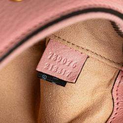 Gucci Pink Leather GG Marmont Aphrodite Shoulder Bag