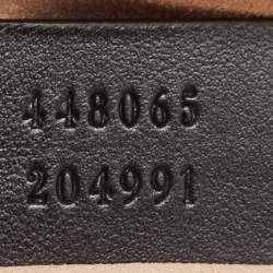 مملوكة مسبقًا Gucci Black Matelassé Leather Mini GG Marmont Crossbody Bag