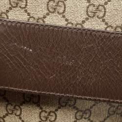 Pre Owned Gucci Beige GG Supreme Canvas Medium Baby Changing Bag