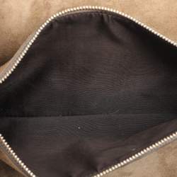 Pre Owned حقيبة كتف غوتشي ديونيسوس سويدي وكانفاس جي جي سوبريم بيج/أحمر داكن صغيرة