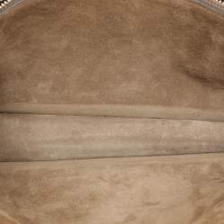 Pre Owned حقيبة كتف غوتشي ديونيسوس سويدي وكانفاس جي جي سوبريم بيج/أحمر داكن صغيرة