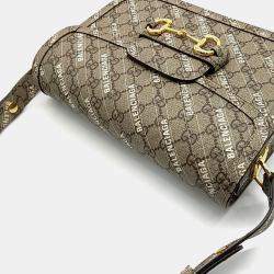 Pre Owned Gucci X Balenciaga Hacker Project 1955 Horsebit Shoulder Bag