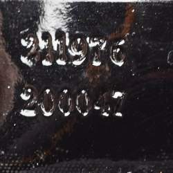 Pre Owned Gucci Black GG Canvas and Patent Leather Jolie Tote