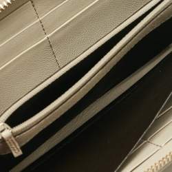Gucci Off White/Beige GG Canvas Mayfair Zip Around Wallet