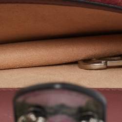 Pre Owned Gucci Beige GG Supreme Canvas Super Mini Blooms Dionysus Shoulder Bag