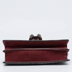 Pre Owned Gucci Pink/Beige GG Supreme Blooms Canvas Small Dionysus Shoulder Bag