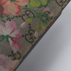 Pre Owned Gucci Pink/Beige GG Supreme Blooms Canvas Small Dionysus Shoulder Bag