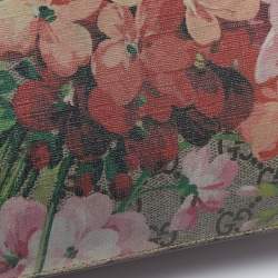 Pre Owned Gucci Pink/Beige GG Supreme Blooms Canvas Small Dionysus Shoulder Bag