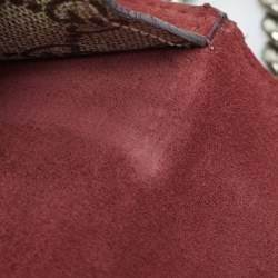 Pre Owned Gucci Pink/Beige GG Supreme Blooms Canvas Small Dionysus Shoulder Bag