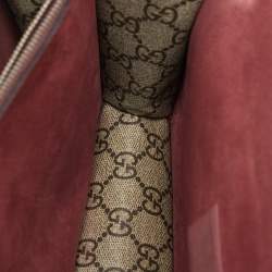 Pre Owned Gucci Pink/Beige GG Supreme Blooms Canvas Small Dionysus Shoulder Bag