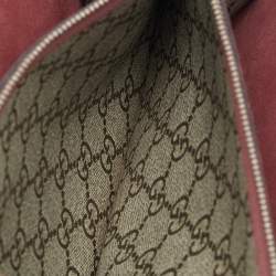 Pre Owned Gucci Pink/Beige GG Supreme Blooms Canvas Small Dionysus Shoulder Bag