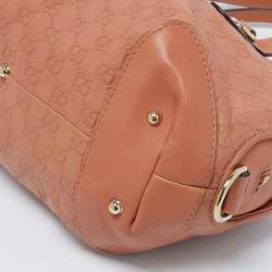 Pre Owned Gucci Brown Guccissima Leather Heart Bit Satchel