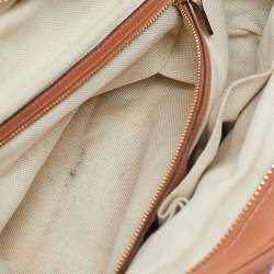 Pre Owned Gucci Brown Guccissima Leather Heart Bit Satchel