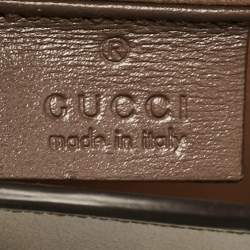 Gucci Brown Leather Mini Horsebit 1955 Crossbody Bag