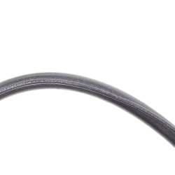 Pre Owned Gucci Grey/Black GG Crystal Canvas and Leather Bardot Joy Hobo