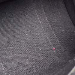 Pre Owned Gucci Grey/Black GG Crystal Canvas and Leather Bardot Joy Hobo