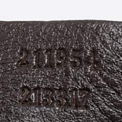 Pre Owned Gucci Dark Brown/Beige GG Canvas Large Tribeca Tote