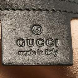 Gucci Black Guccissima Leather Small Padlock Top Handle Bag