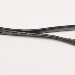 Pre Owned Gucci Black Matelassé Leather Small GG Marmont Shoulder Bag